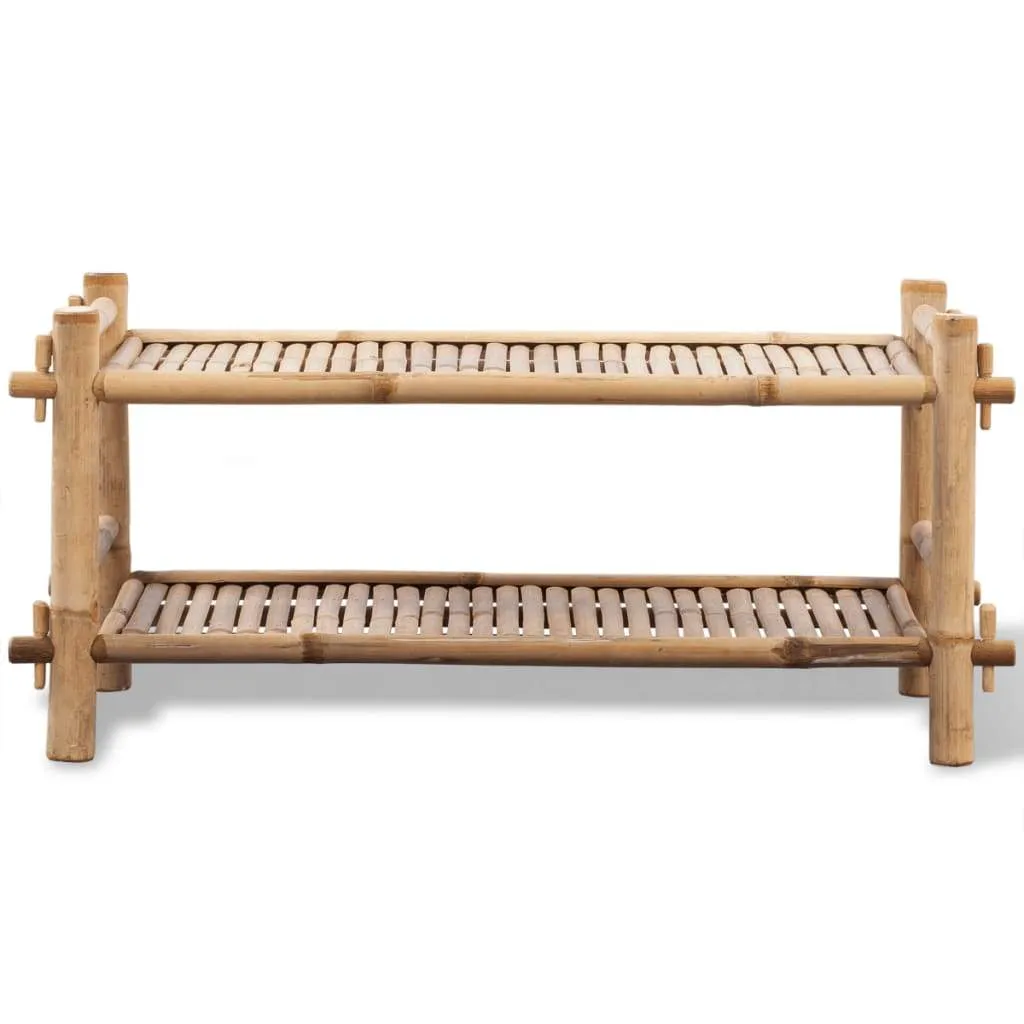 Bamboo Shoe Rack | 2-Tier