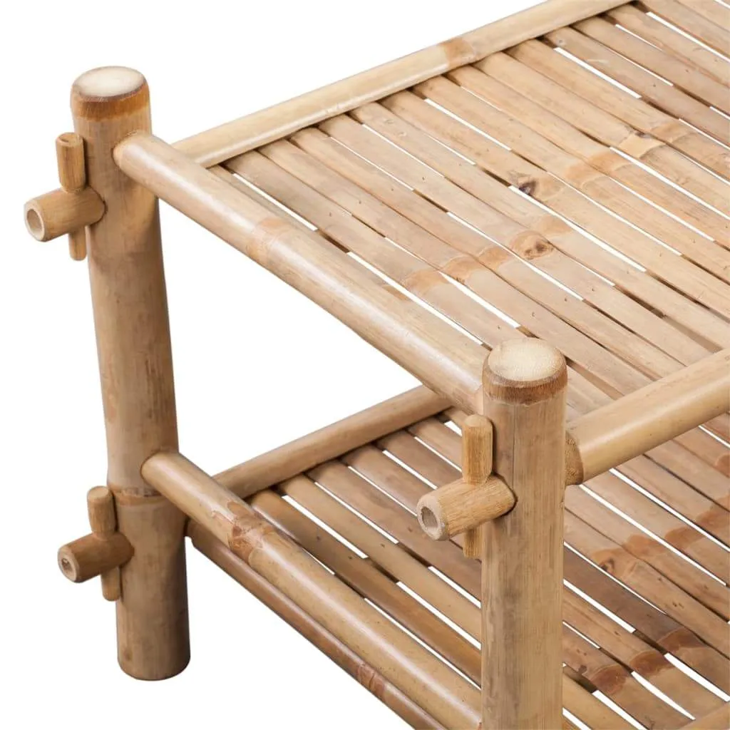 Bamboo Shoe Rack | 2-Tier