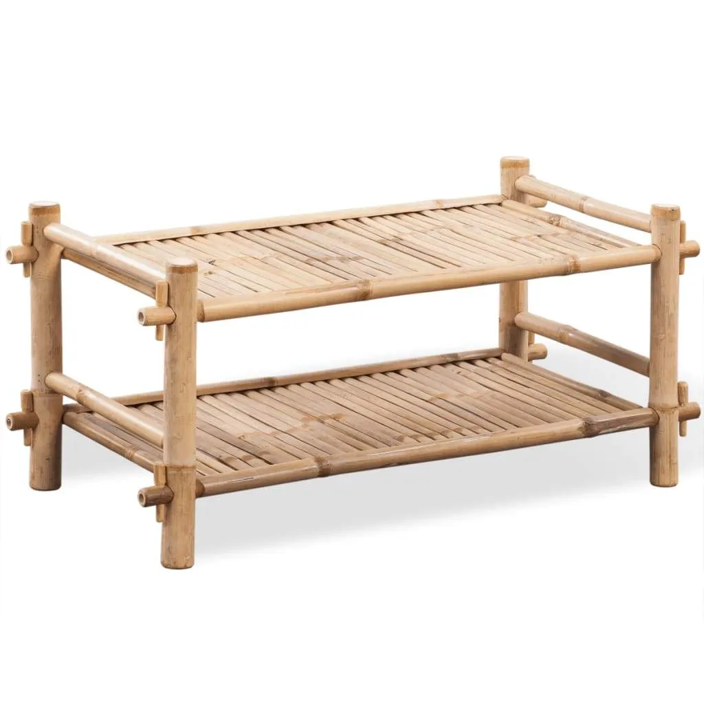 Bamboo Shoe Rack | 2-Tier