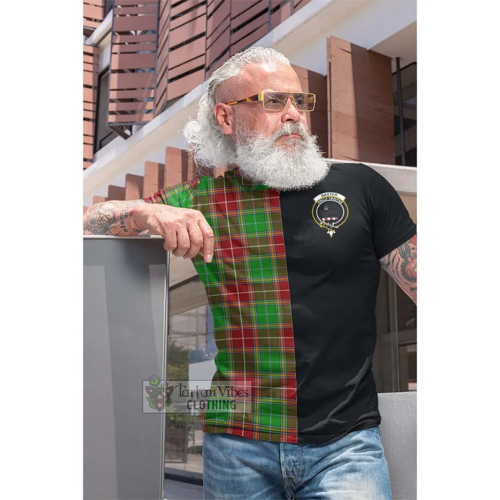 Baxter Modern Tartan Cotton T-shirt with Family Crest and Half Of Me Style