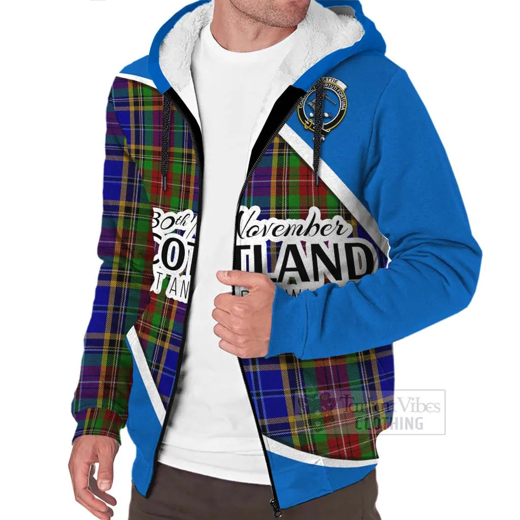 Beattie (Beatty) Family Crest Tartan Sherpa Hoodie Celebrate Saint Andrew's Day in Style