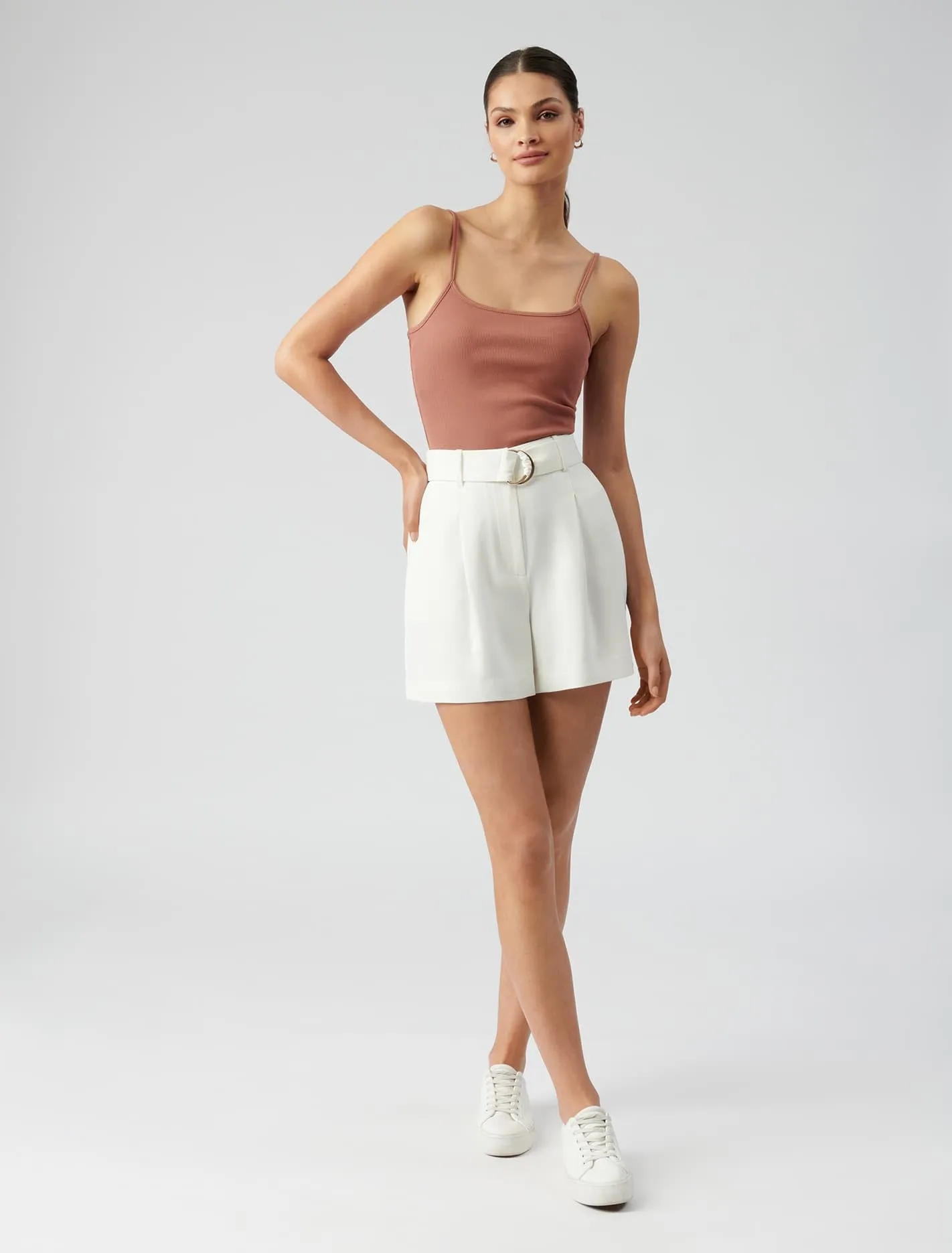 Belinda Belted Suit Shorts