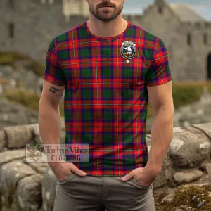 Belsches Tartan Cotton T-Shirt with Family Crest