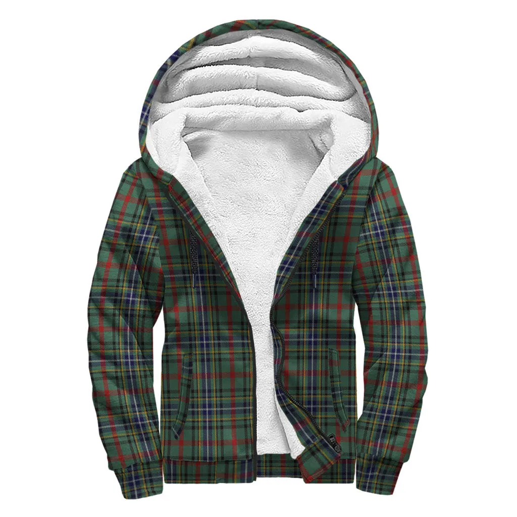 Bisset Tartan Sherpa Hoodie with Family Crest