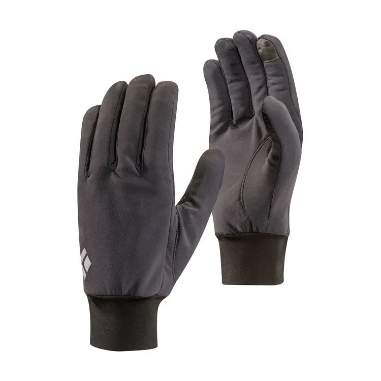 Black Diamond LightWeight Softshell Gloves Smoke | Buy Black Diamond LightWeight Softshell Gloves Smoke here | Outnorth