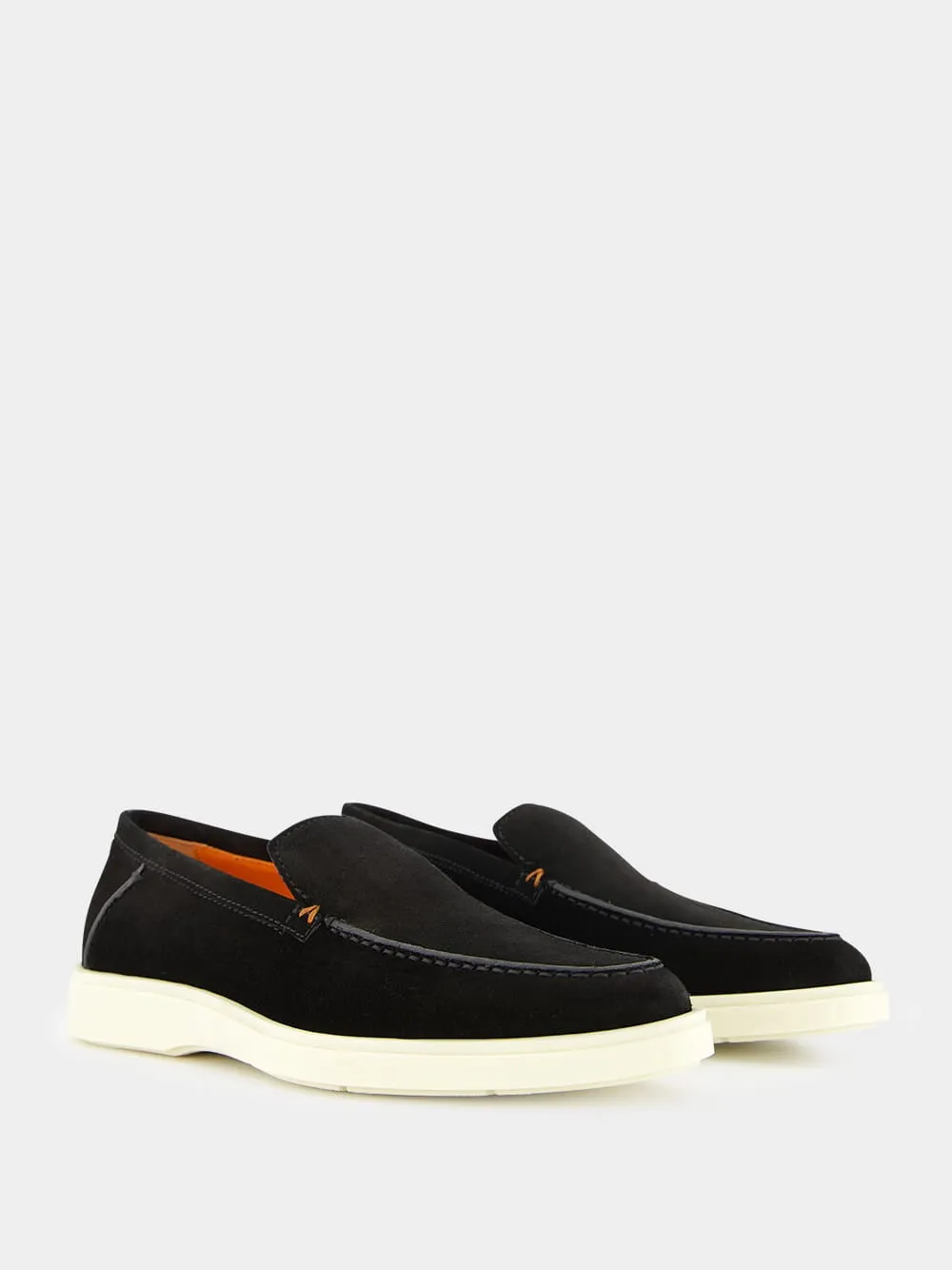 Black Suede Loafers