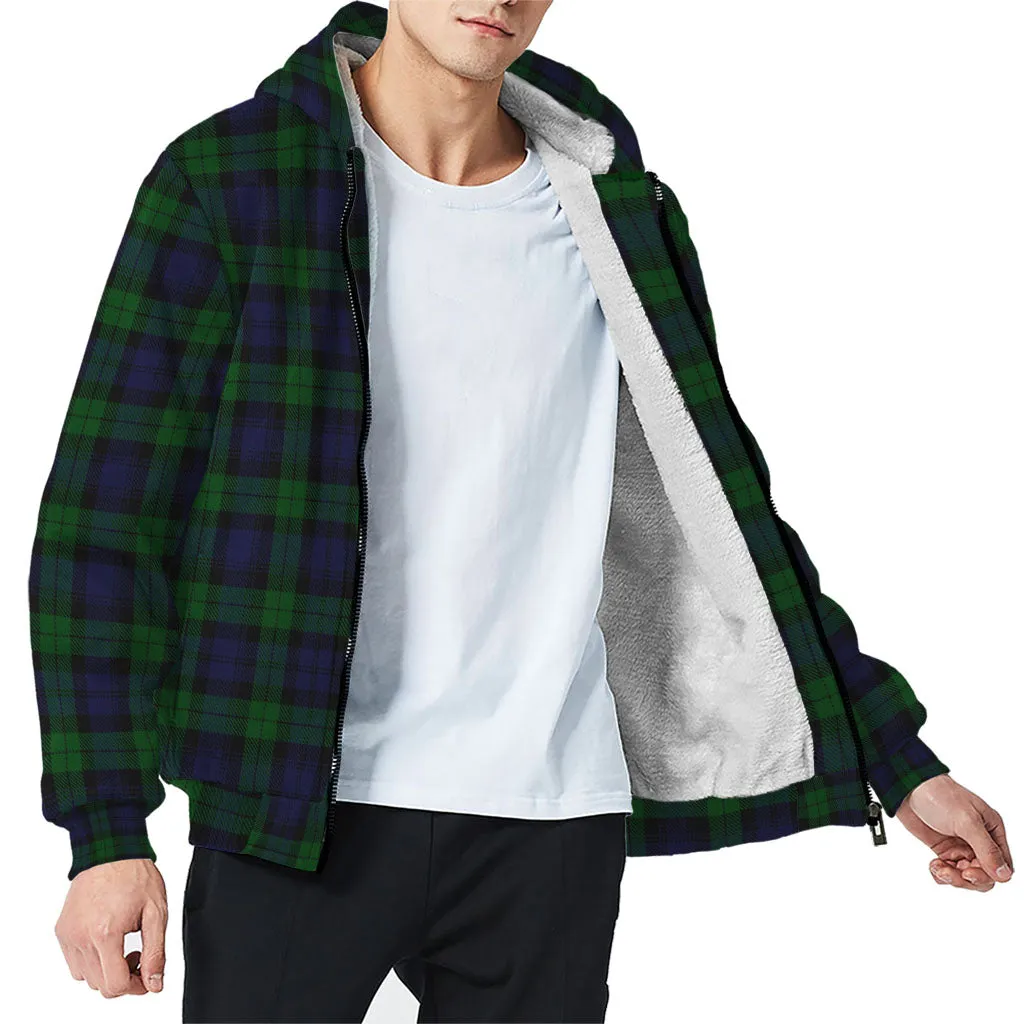 Black Watch Tartan Sherpa Hoodie