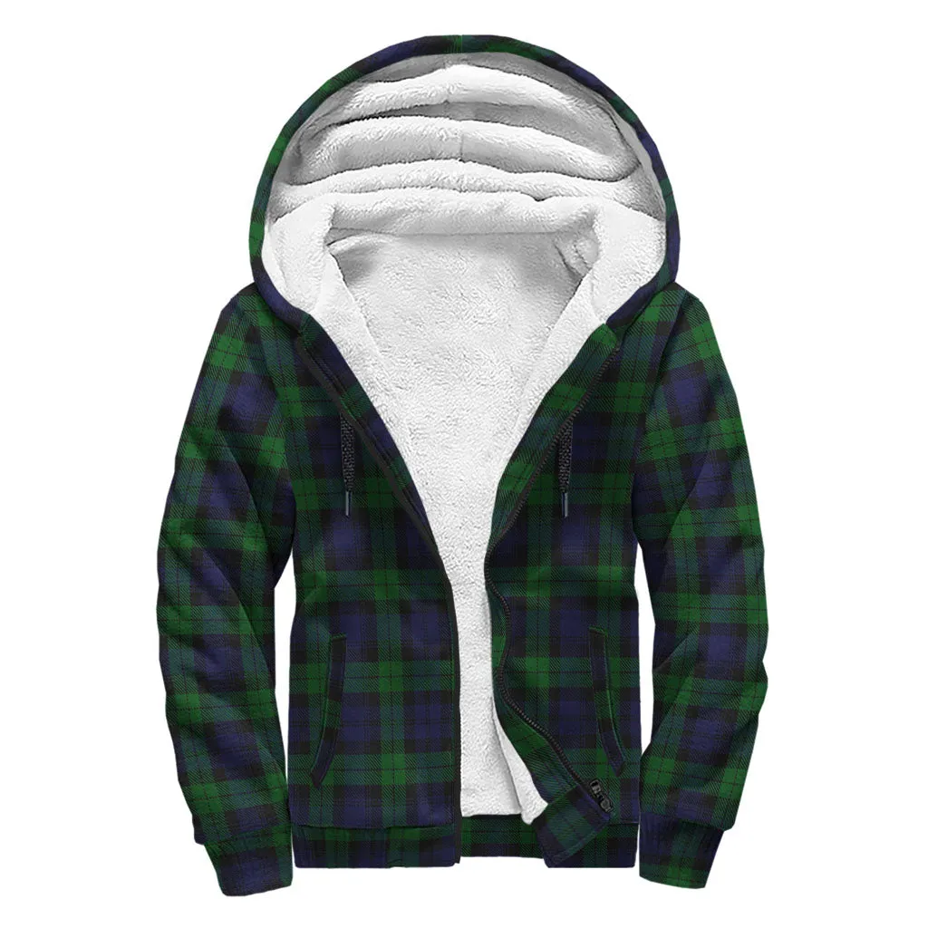 Black Watch Tartan Sherpa Hoodie