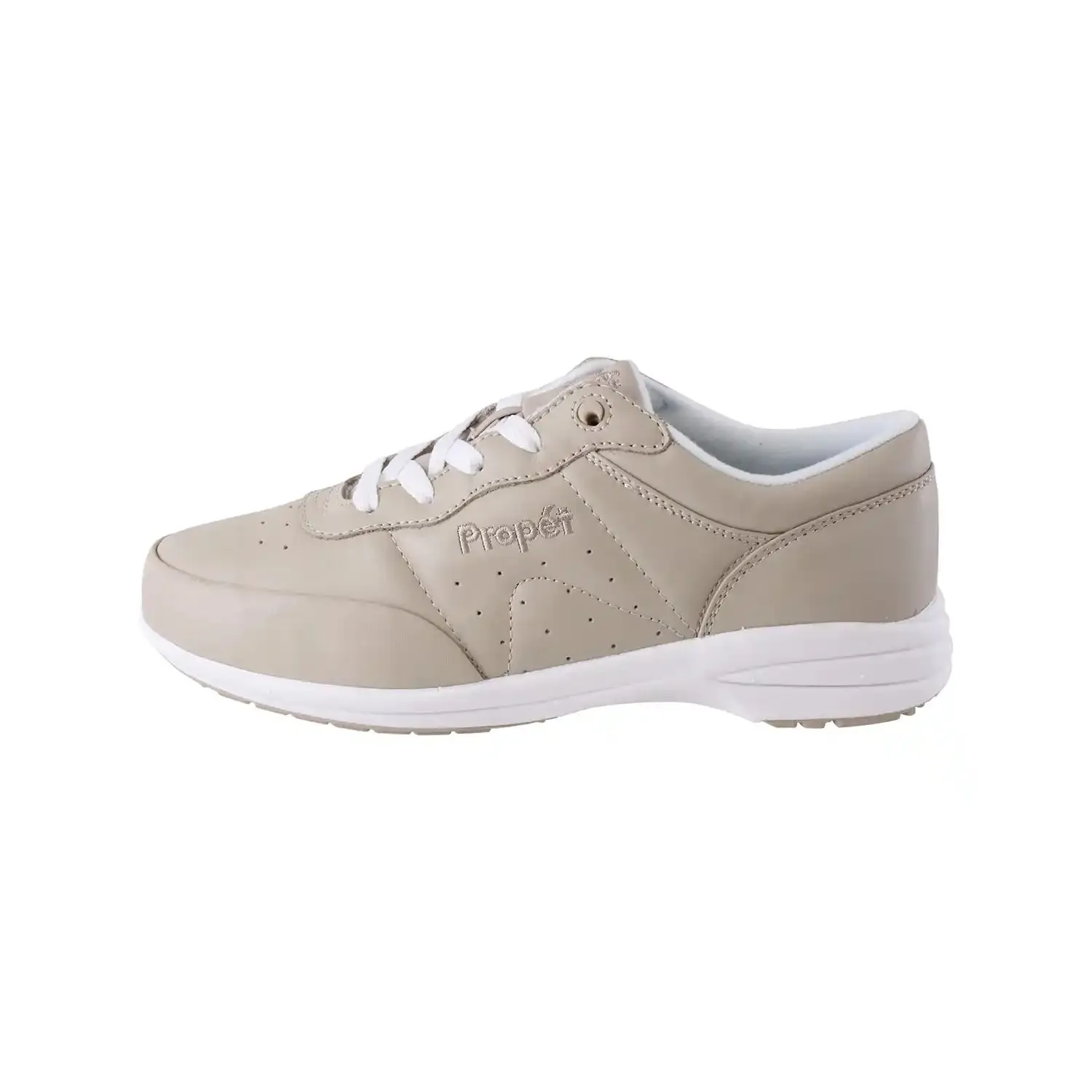 Bone Leather Trainers - White