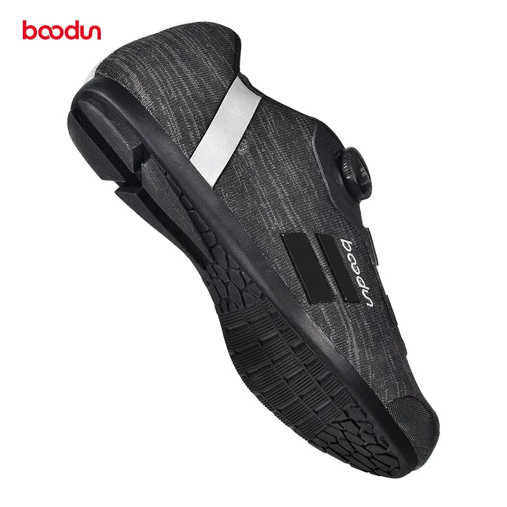 Boodun 1212 Non Lock Riding Men's Assisted Road Professional  Mountain Bike Shoes