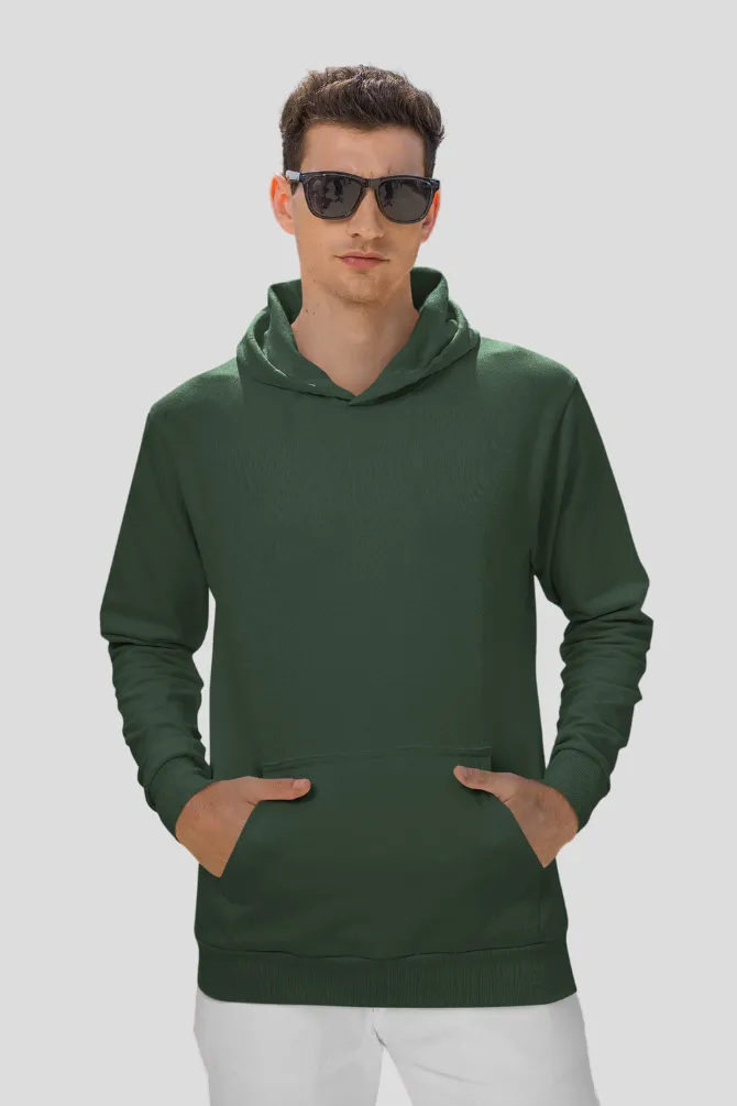 Bottle Green Hoodie for men