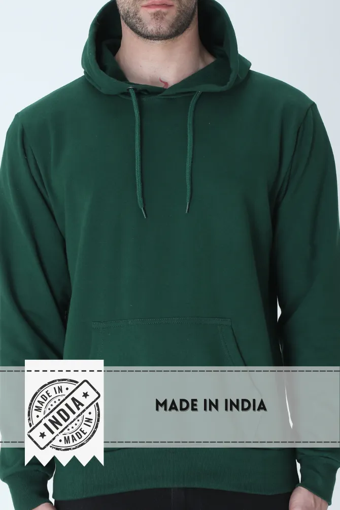 Bottle Green Hoodie for men