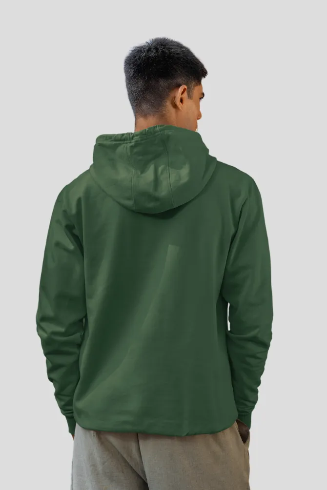 Bottle Green Hoodie for men