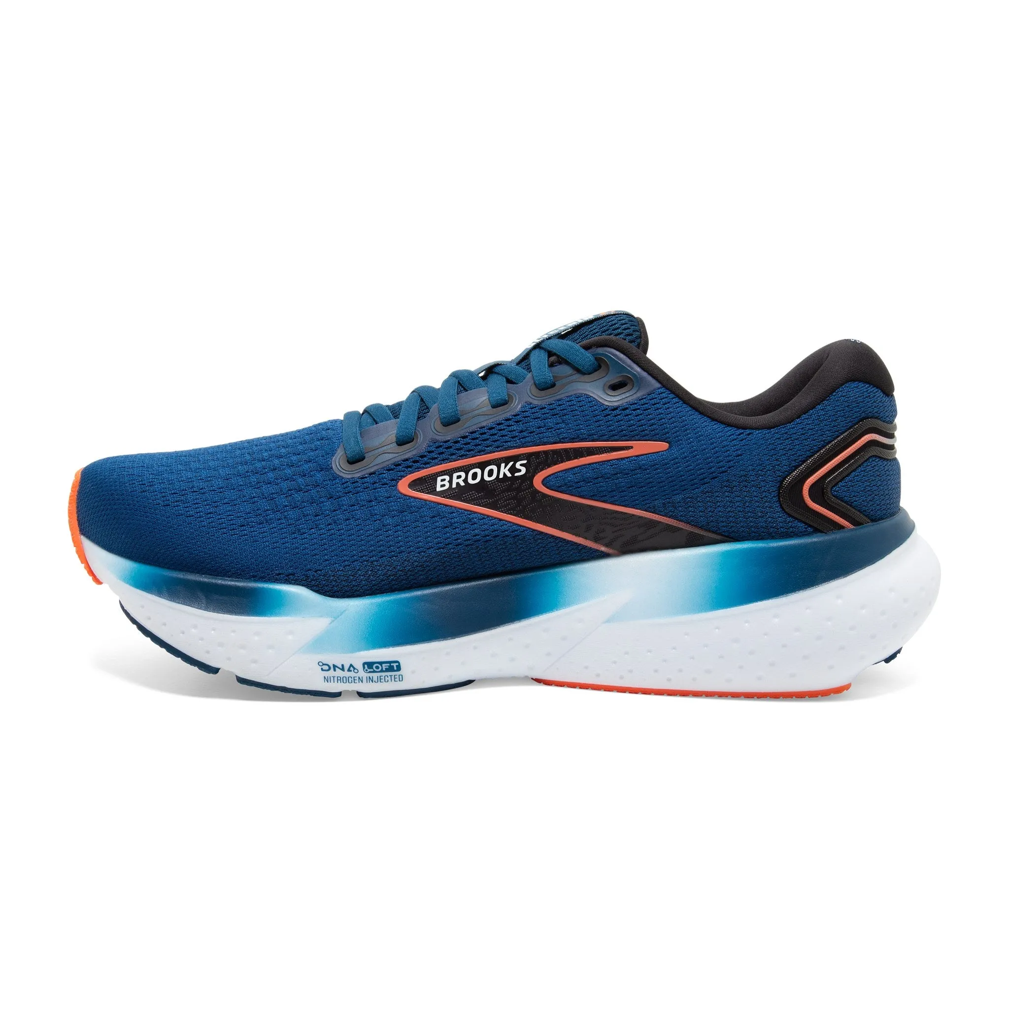 Brooks Men's Glycerin 21 Running Shoes Blue Opal / Black / Nasturtium