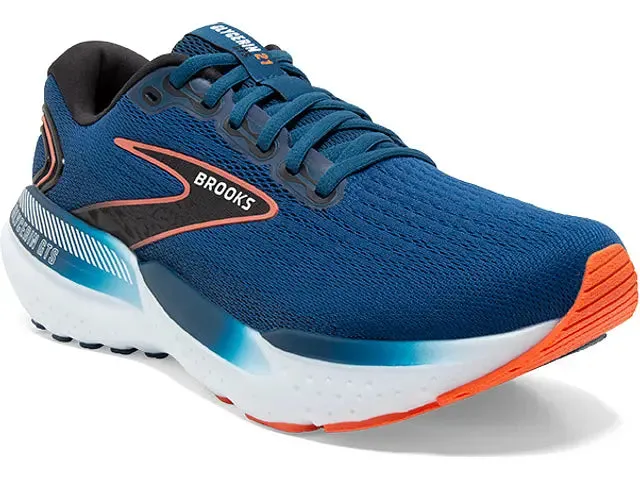 Brooks Mens Glycerin GTS 21- Blue Opal/Black/Nasturtium  (1104201D474)