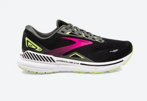 Brooks Womens Adrenaline GTS 23- Black/Gunmetal/Sharp Green (1203811D037)