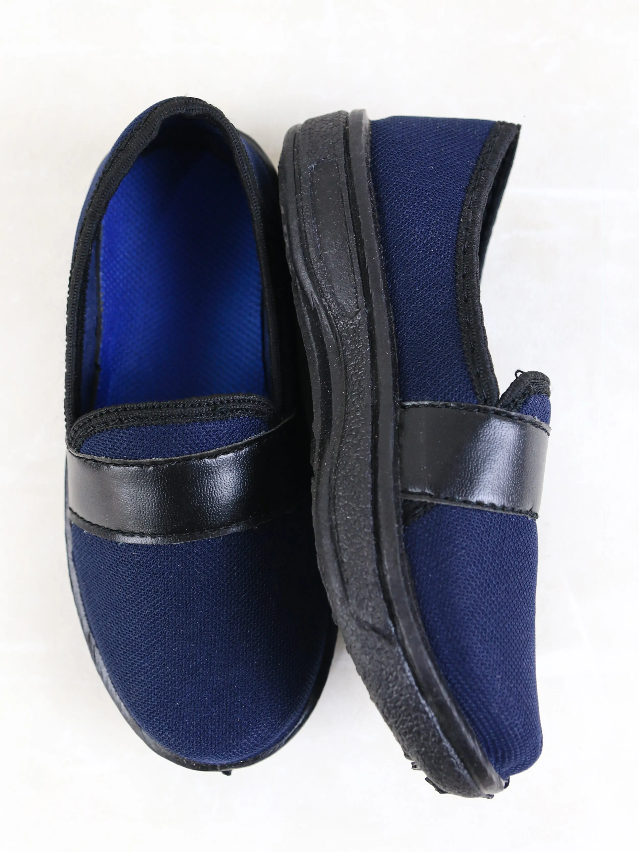 BS56 Boys Slip-On Shoes 5Yrs - 17Yrs Blue