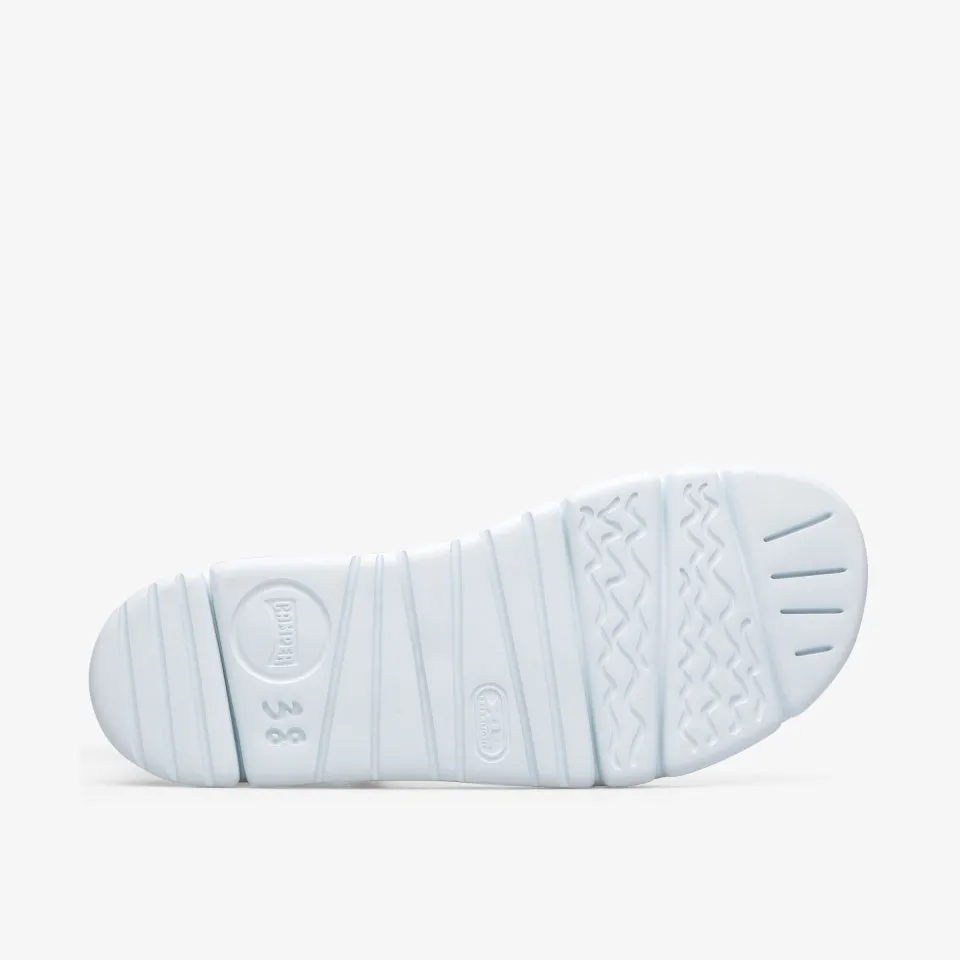 Camper Sandal: White Leather