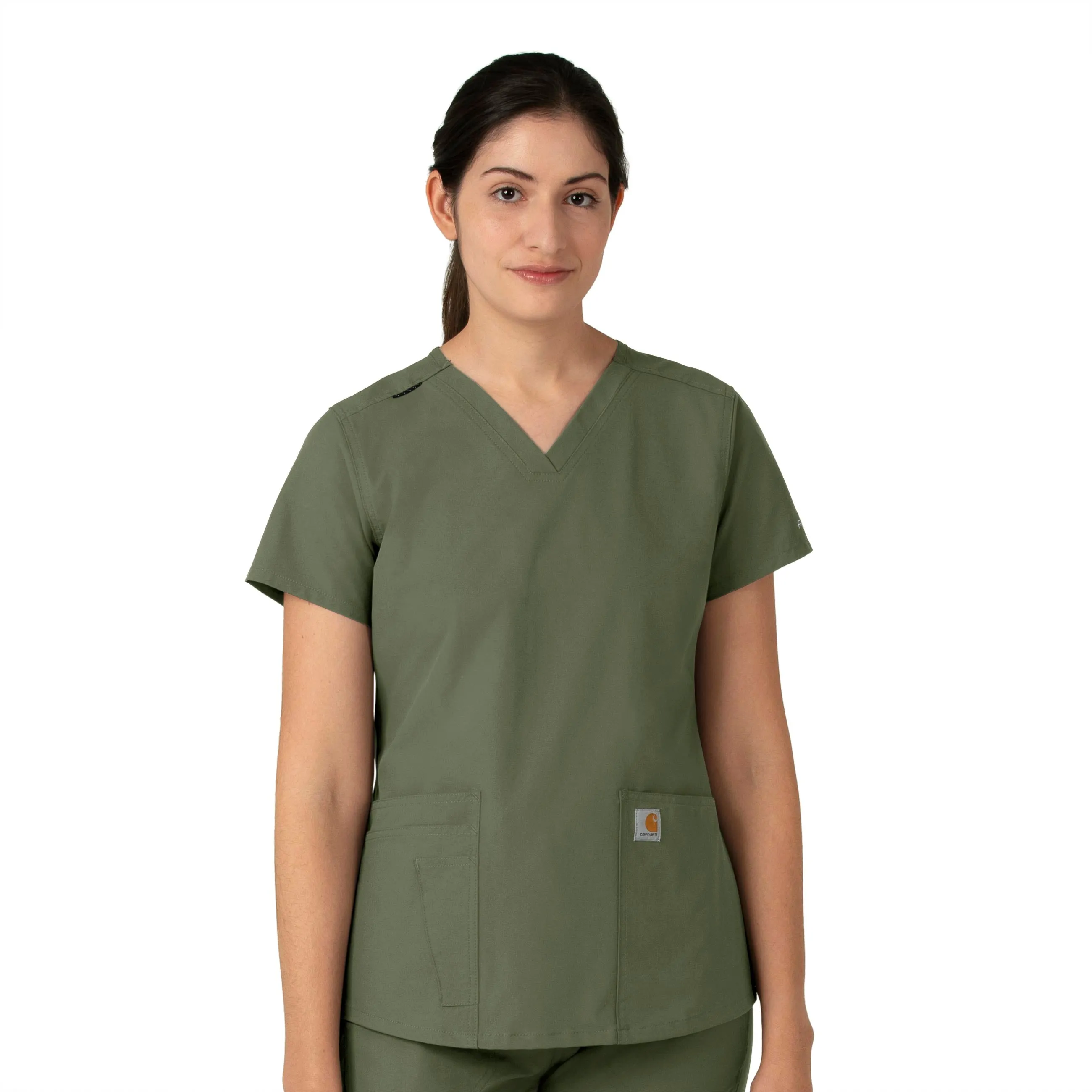 Carhartt Force Essentials Women's V-Neck Scrub Top C12113