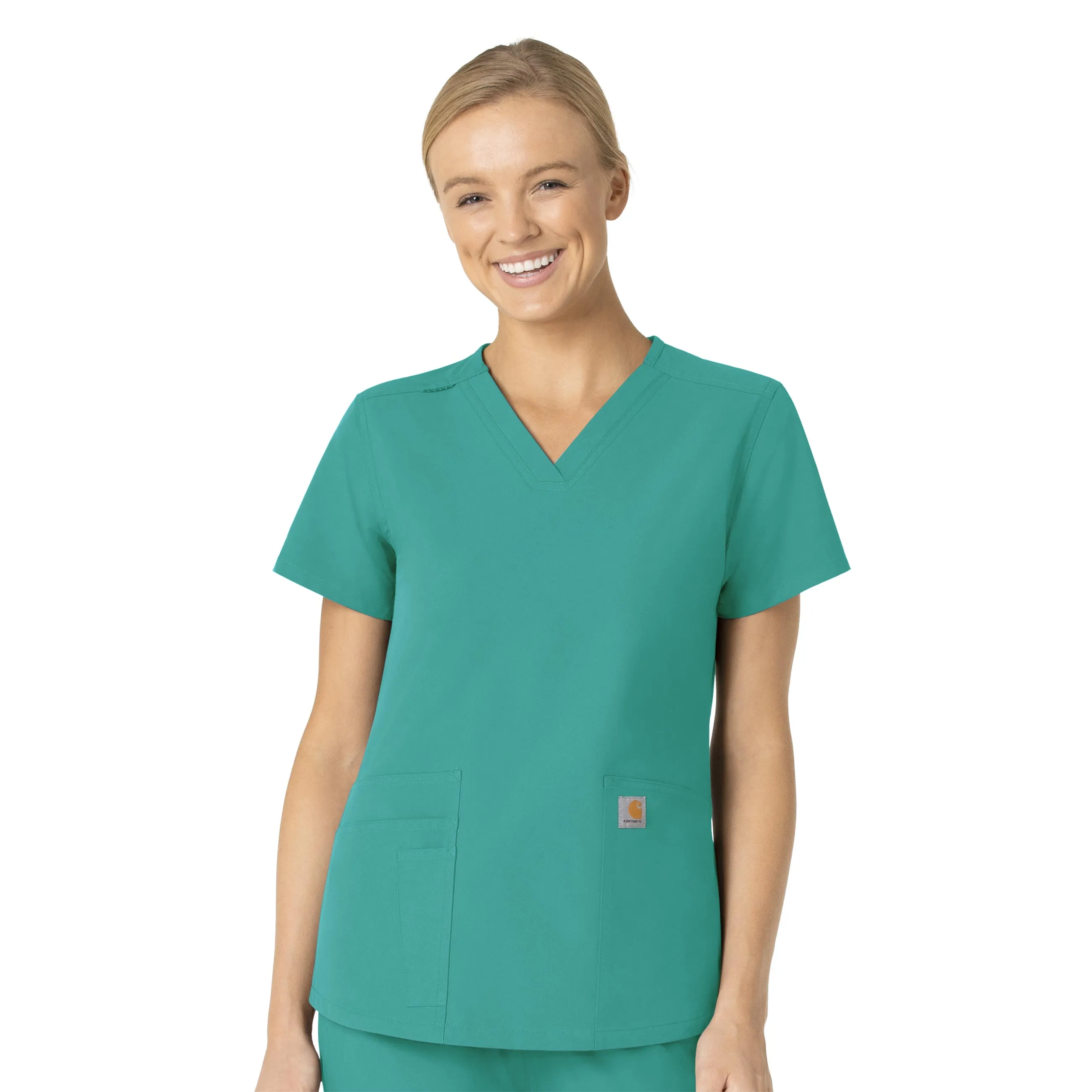 Carhartt Force Essentials Women's V-Neck Scrub Top C12113