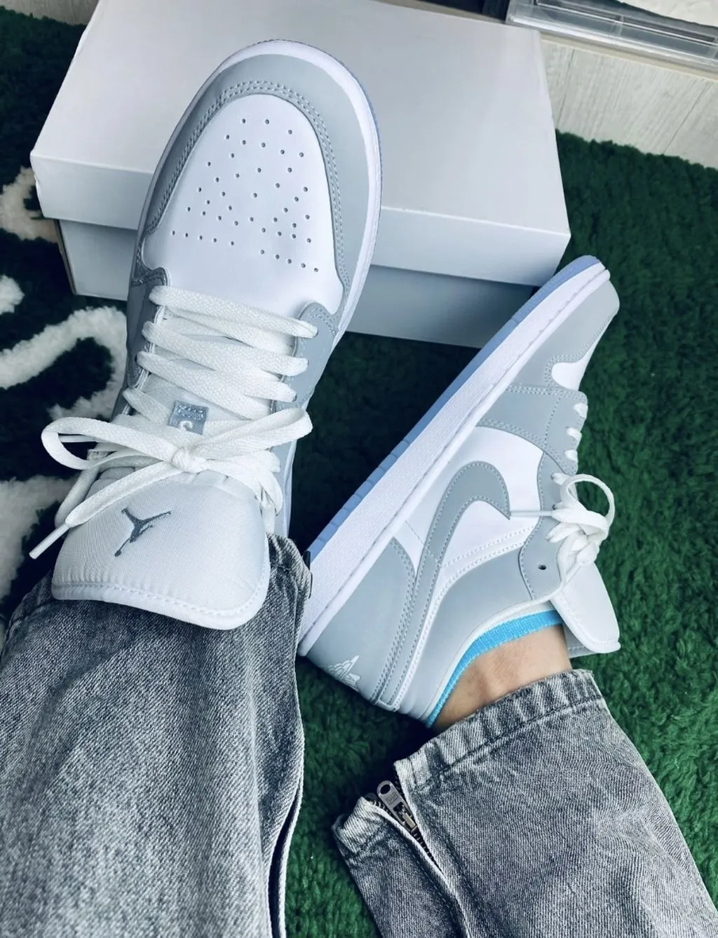 CE - AJ1 low Wolf Grey off-white DIR