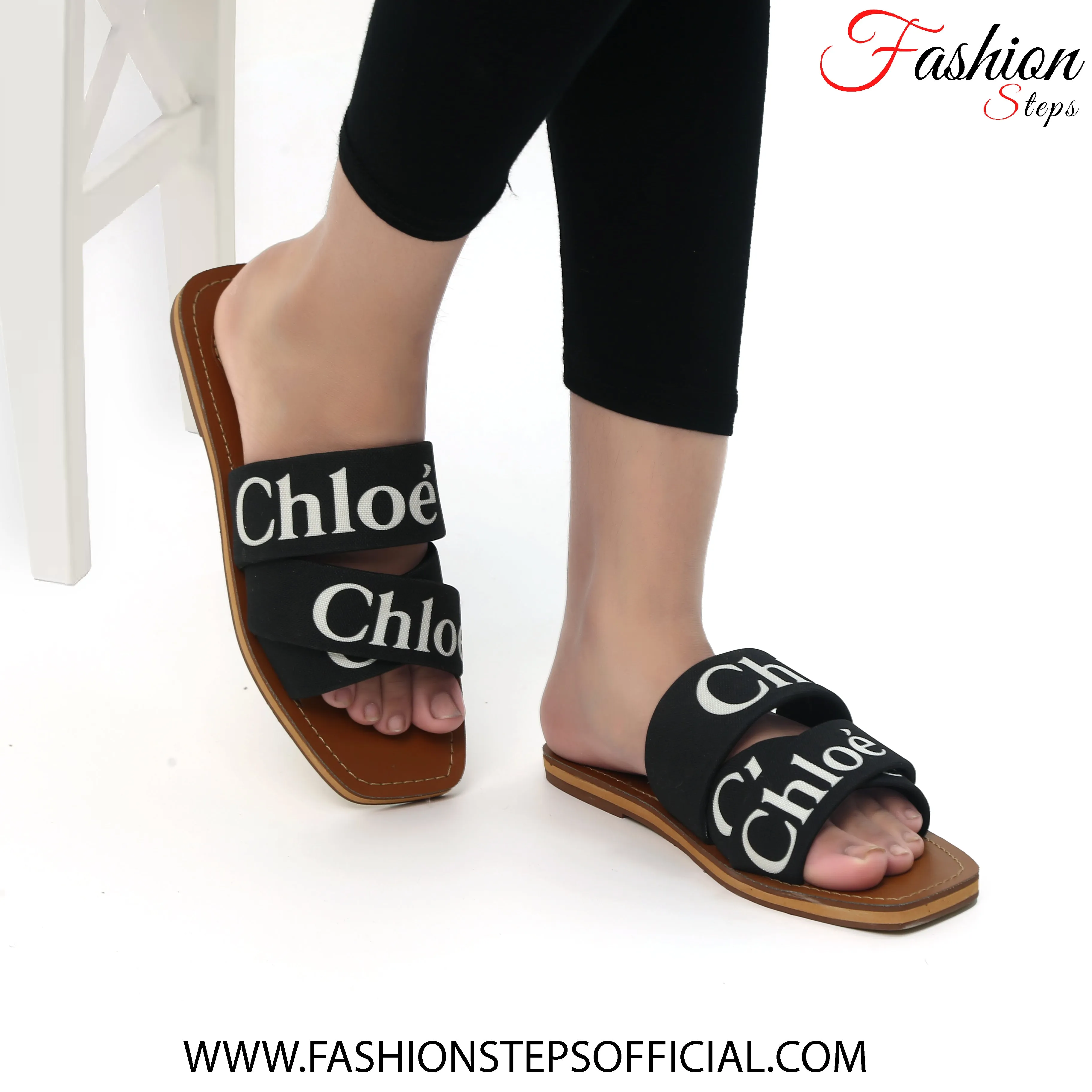 CHLOE Denium Flats (BLACK)