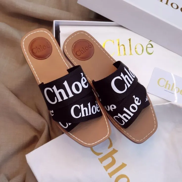 CHLOE Denium Flats (BLACK)