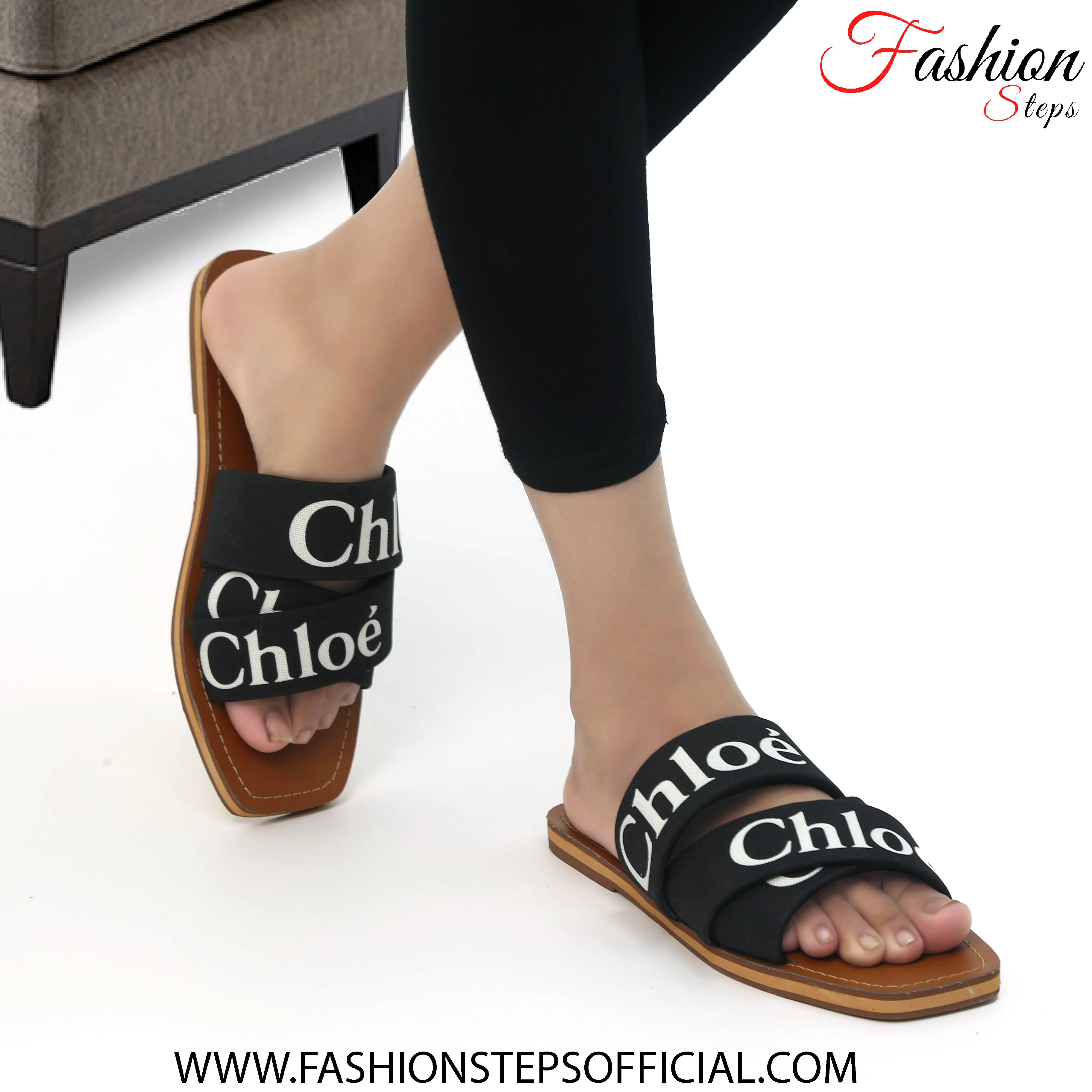 CHLOE Denium Flats (BLACK)