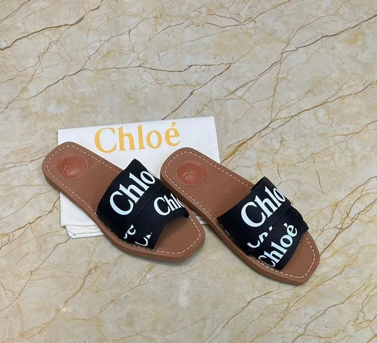 CHLOE Denium Flats (BLACK)