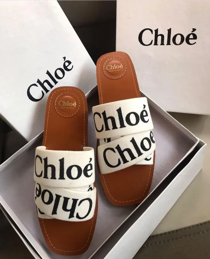 CHLOE Denium Flats (BLACK)