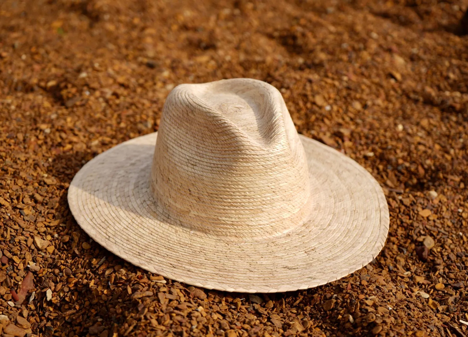 Coasta Wide Brim Sun Hat - Natural Palm