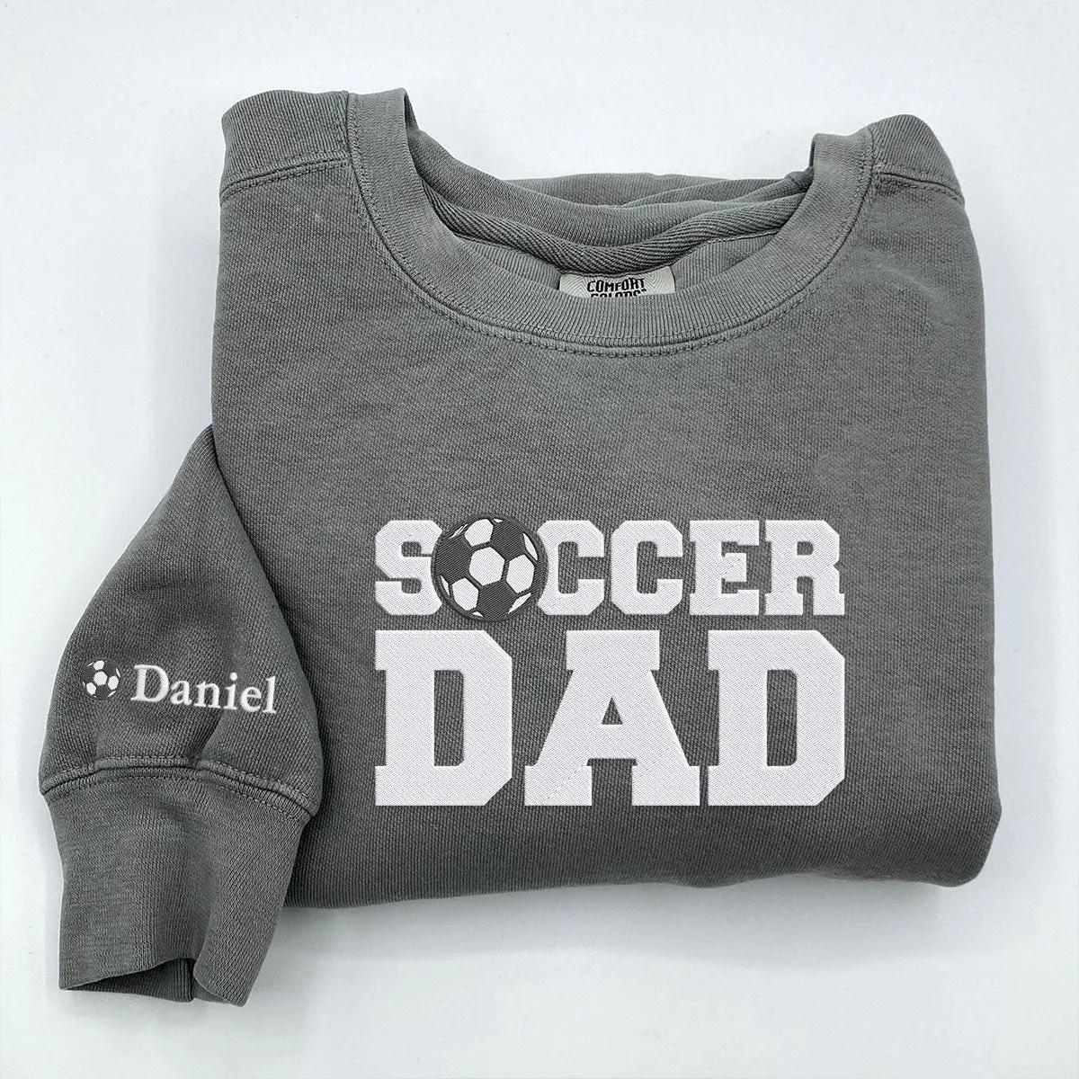 Comfort Color® Embroidered Soccer Dad Shirt