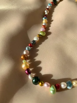 Confetti Pearl Anklet