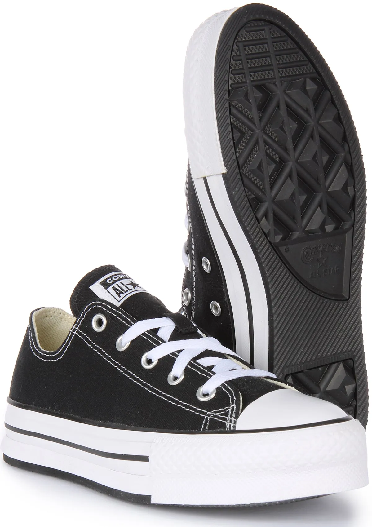 Converse All Star Lift 272857C In Black White For Junior