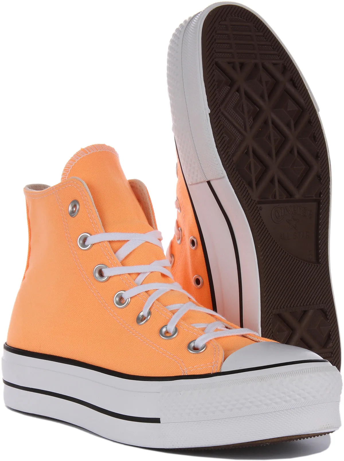 Converse All Star Lift A03052C In Orange For Women