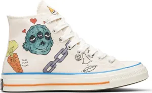 Converse sneakers Tyler, The Creator x Foot Locker x Chuck 70 Artist Series, cream