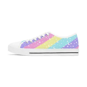 Cosmic Rainbow Women's Low Top Sneakers