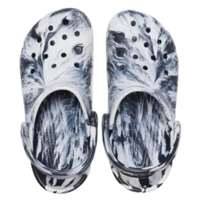 Crocs - Classic Marbled Clog Black white Adults