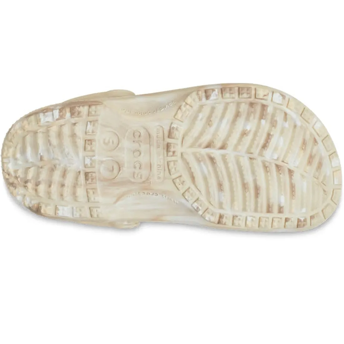 Crocs - Classic Marbled Clog Bone Off White Multi Adults