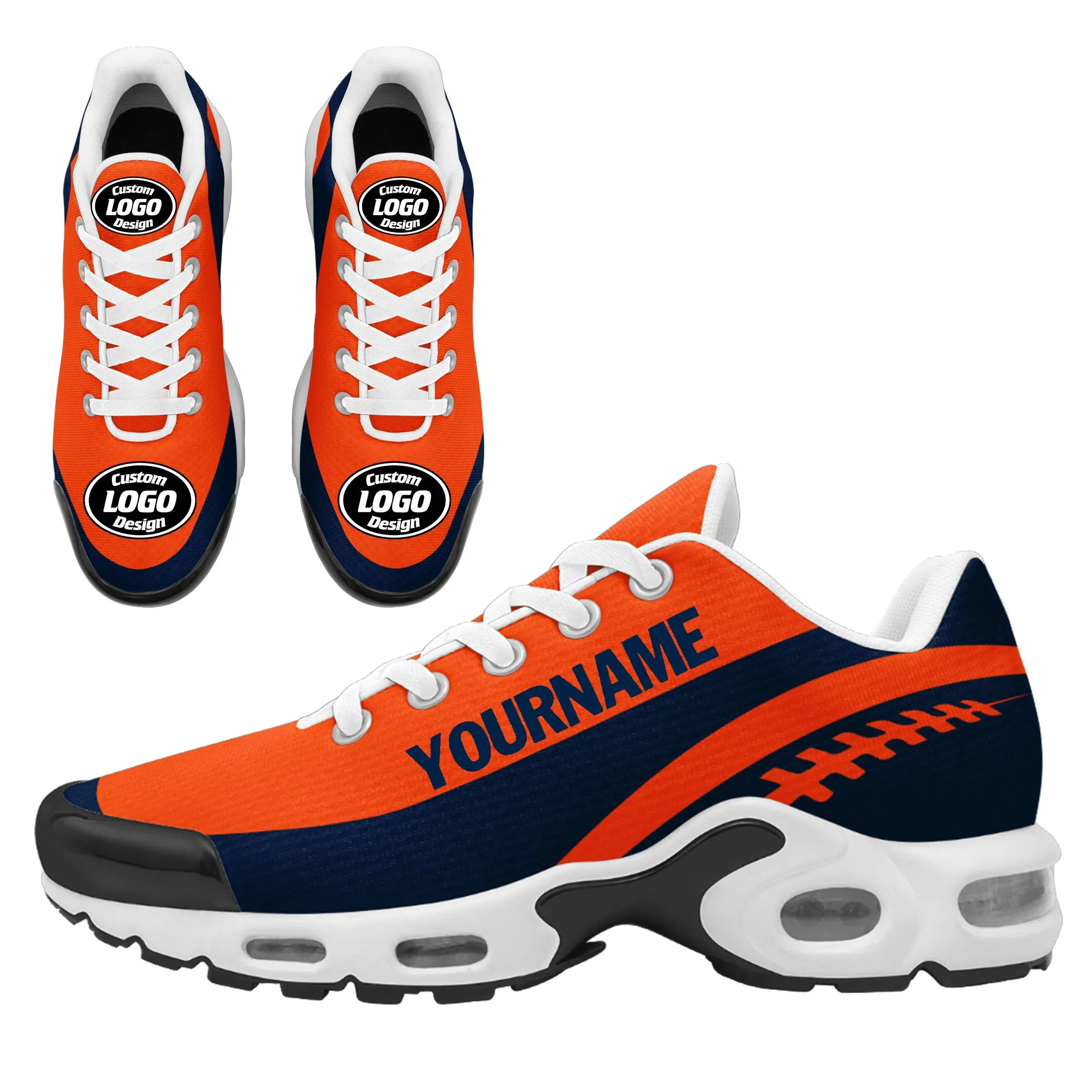 Custom Blue Orange Jersey and TN Shoes Combo Offer Personalized ZH-D0200101-10