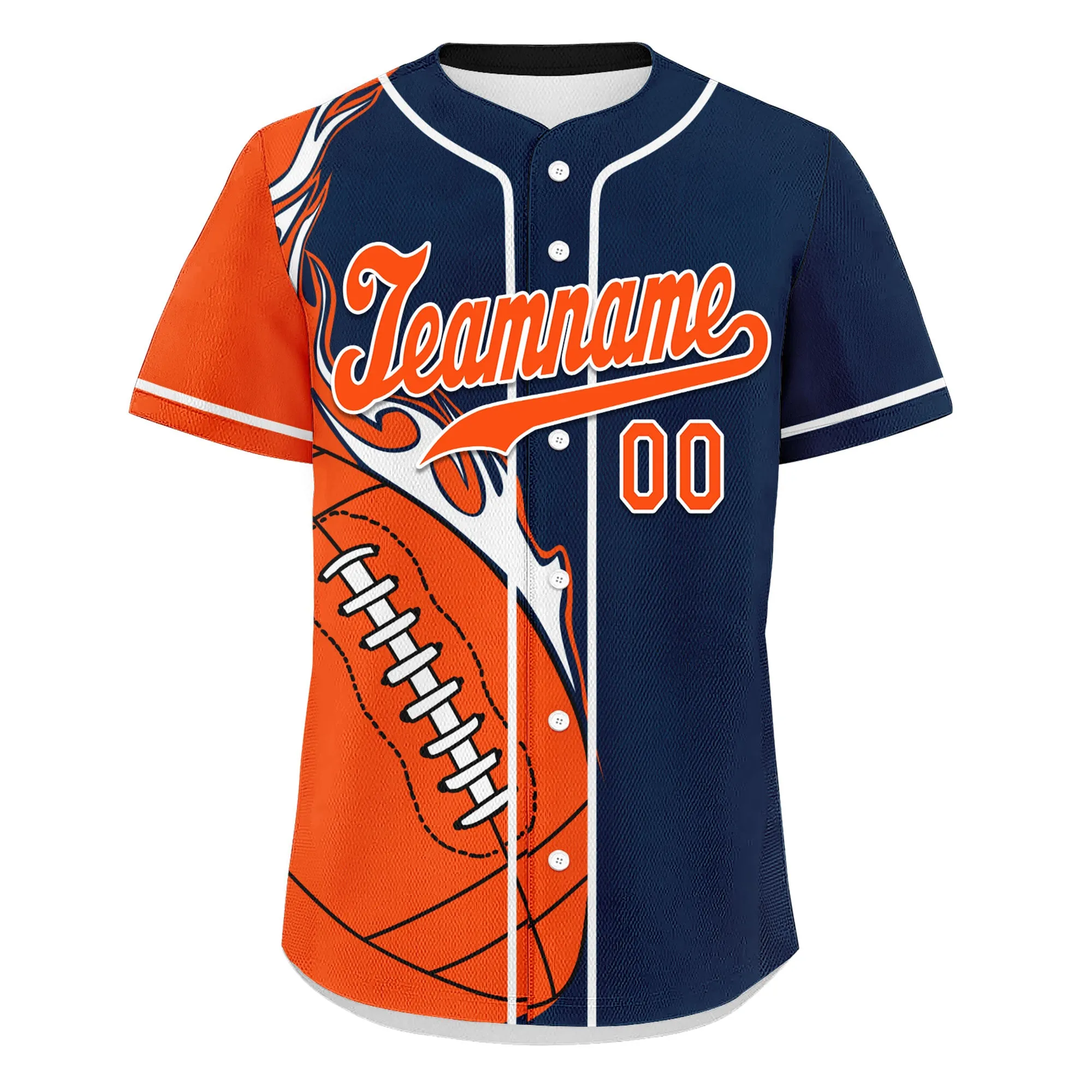 Custom Blue Orange Jersey and TN Shoes Combo Offer Personalized ZH-D0200101-10