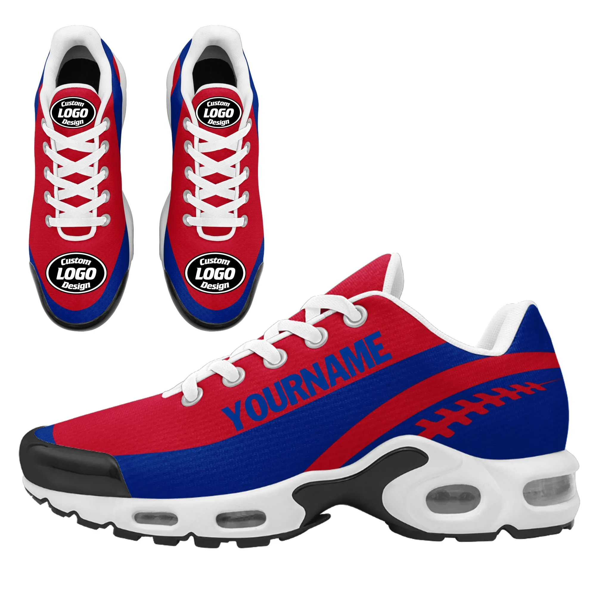 Custom Blue Red Jersey and TN Shoes Combo Offer Personalized ZH-D0200101-5