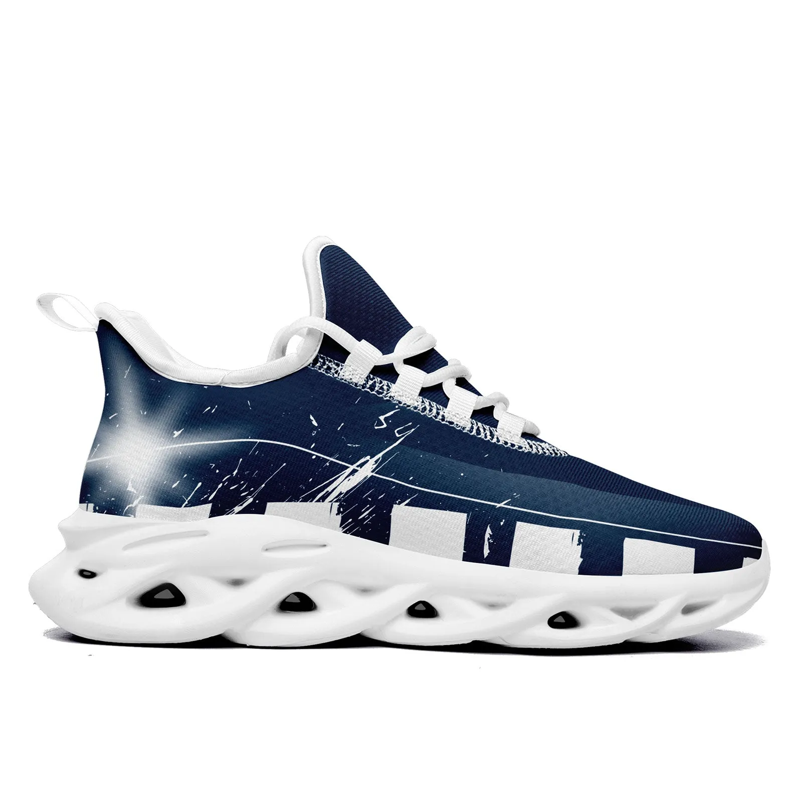 Custom Blue White Dallas Maxsoul Shoes Personalized Sneaker FN003-D020260-9