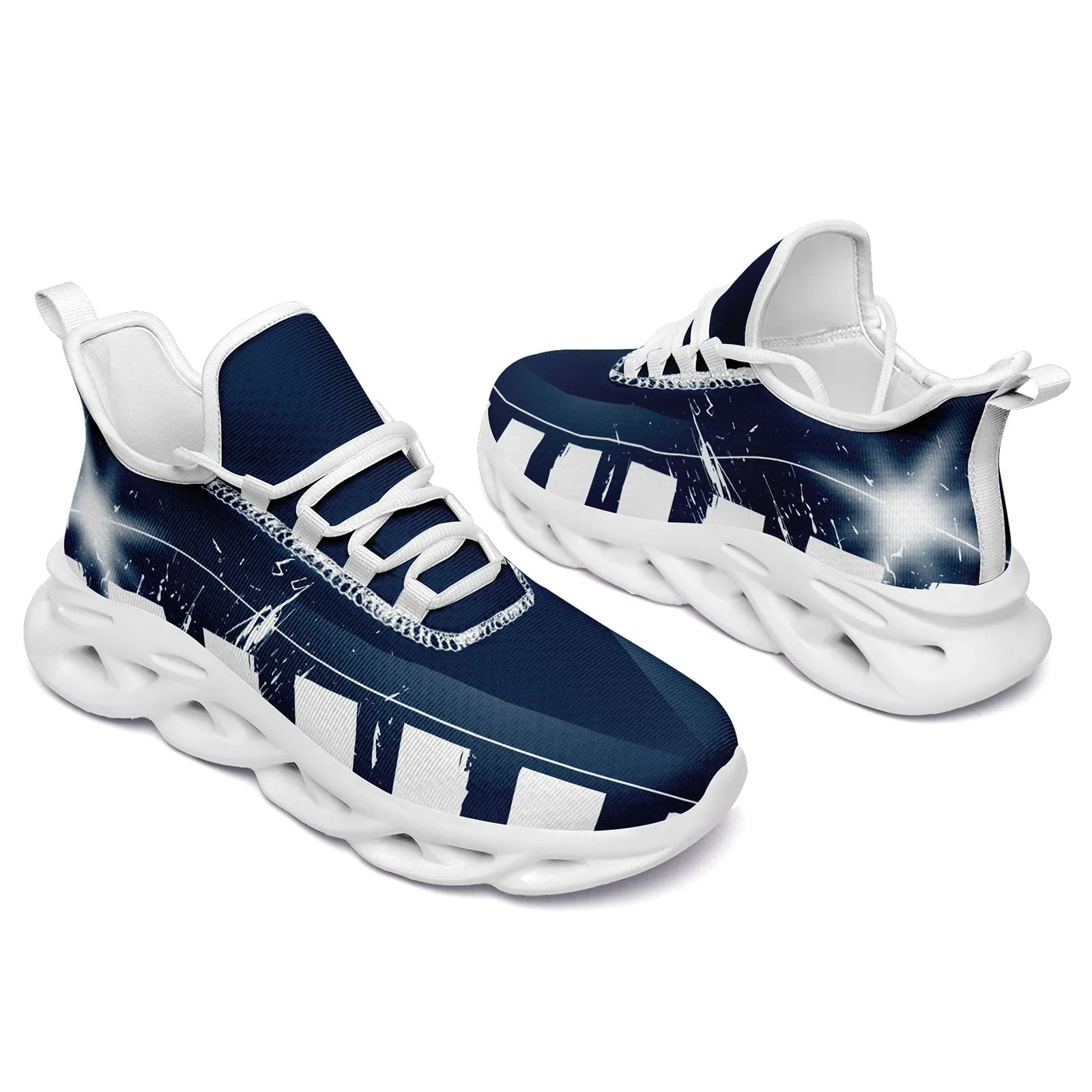 Custom Blue White Dallas Maxsoul Shoes Personalized Sneaker FN003-D020260-9