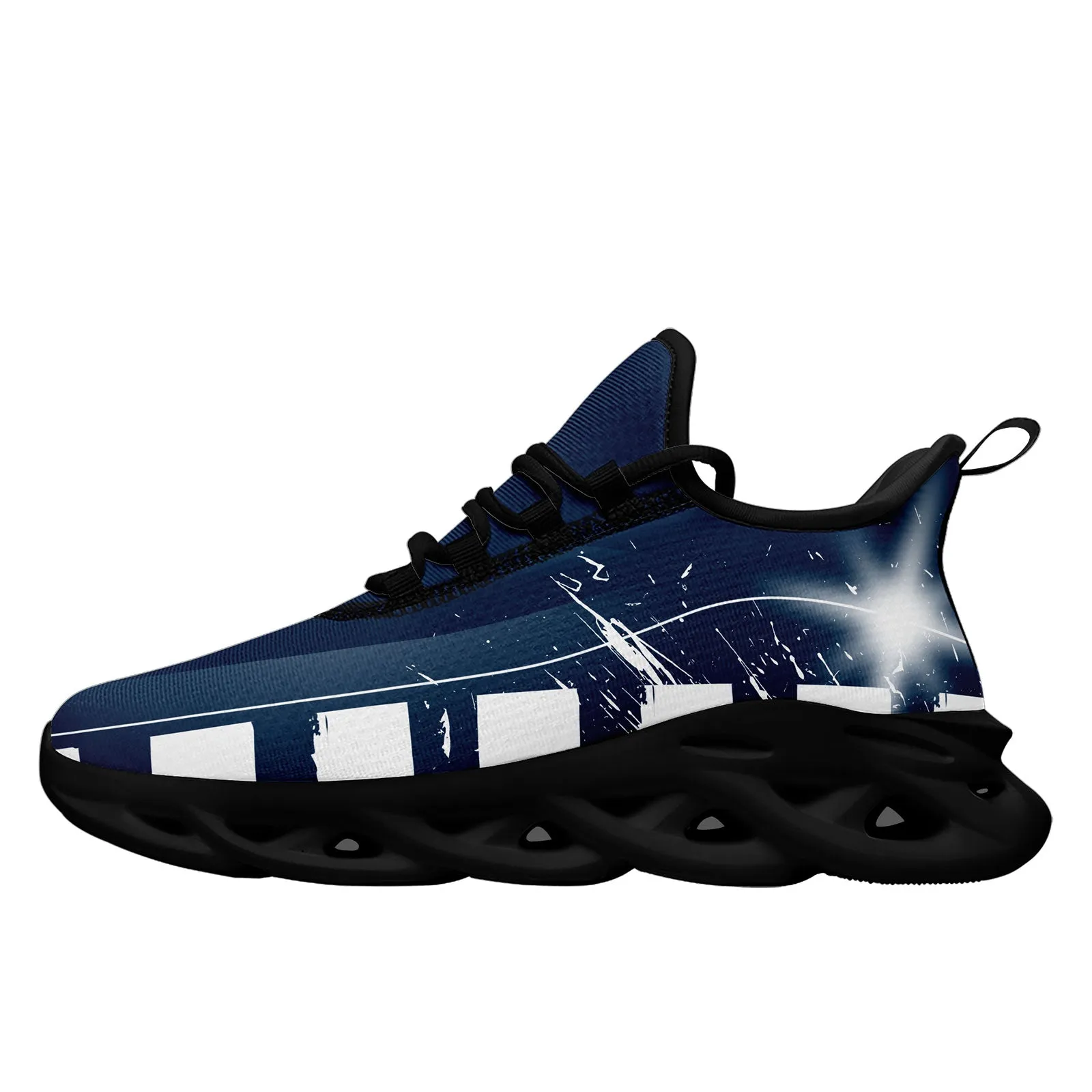 Custom Blue White Dallas Maxsoul Shoes Personalized Sneaker FN003-D020260-9