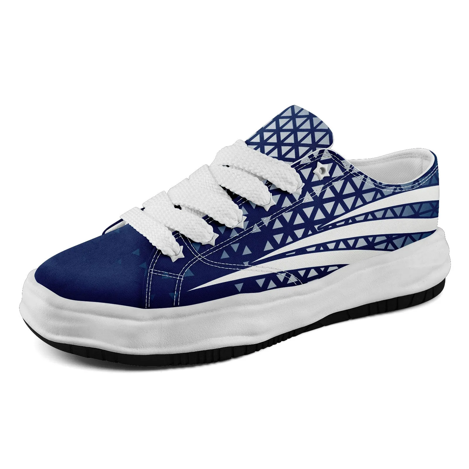 Custom Blue White Indiana Shoes Personalized Sneaker FN038-D023003-14