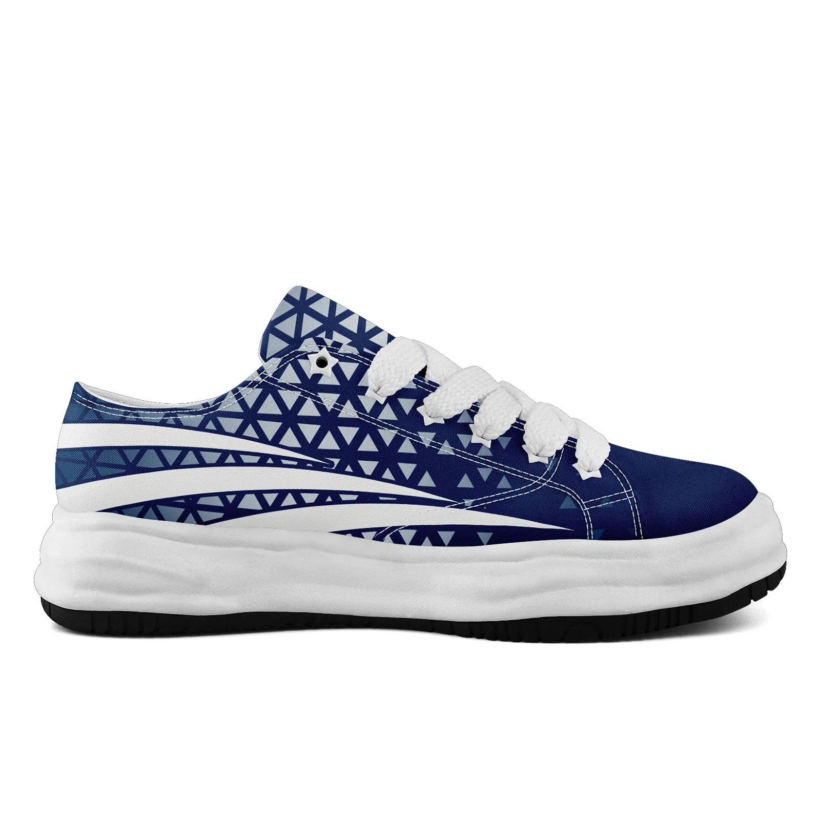 Custom Blue White Indiana Shoes Personalized Sneaker FN038-D023003-14