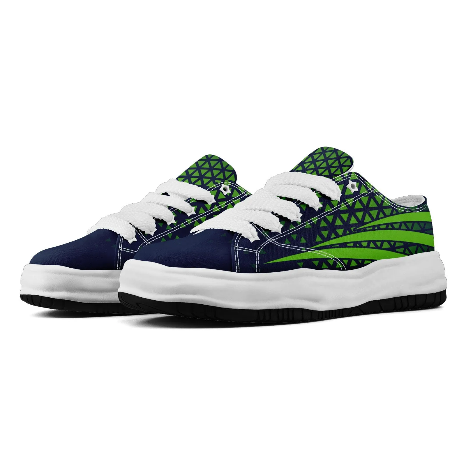 Custom Blue White Washington Shoes Personalized Sneaker FN038-D023003-27 Custom Online