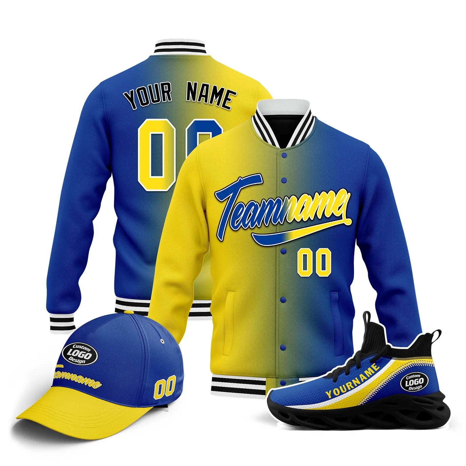 Custom Jacket MaxSoul Shoes and Hat Combo Offer Personalized Combo ZH-D028014-4