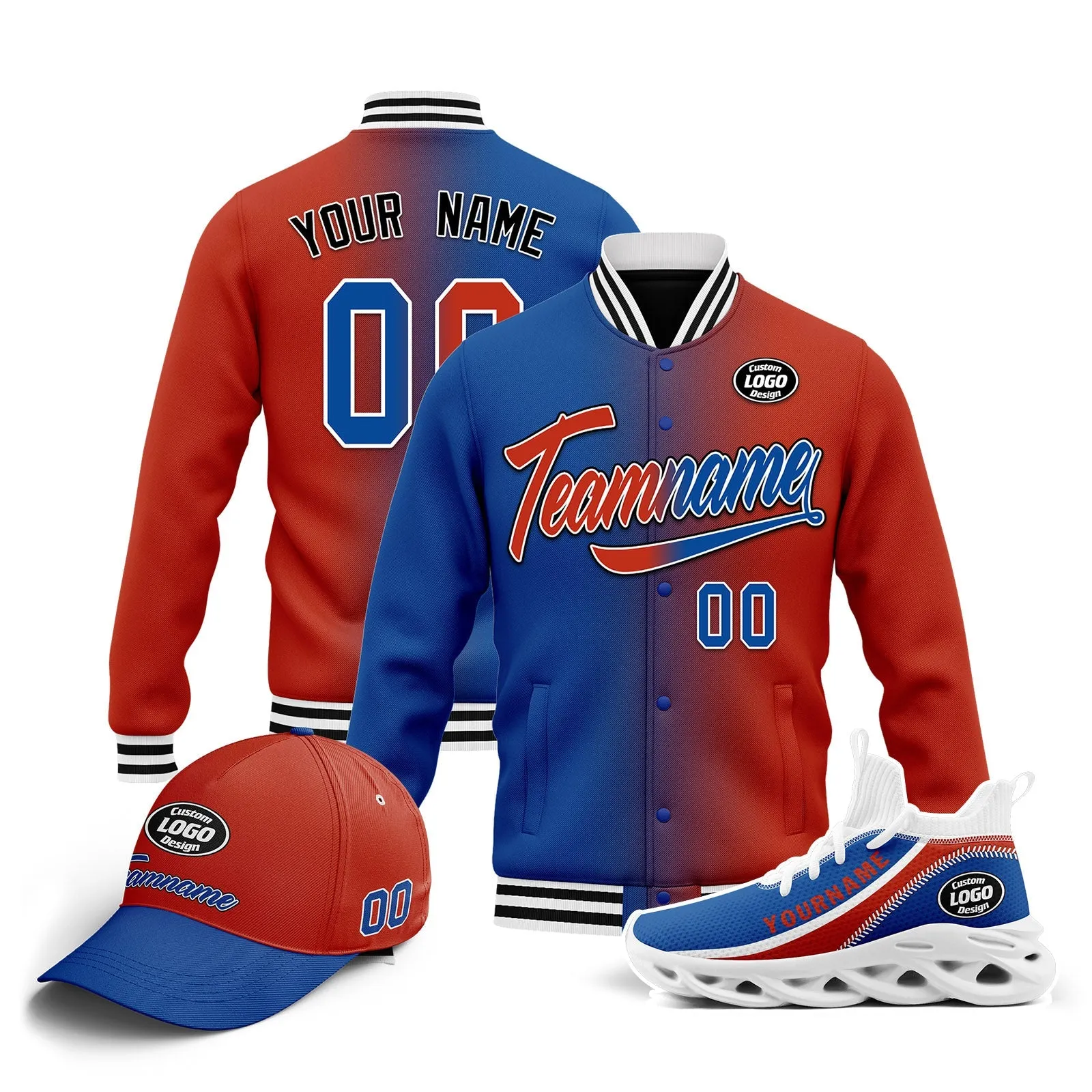 Custom Jacket MaxSoul Shoes and Hat Combo Offer Personalized Combo ZH-D028016-14